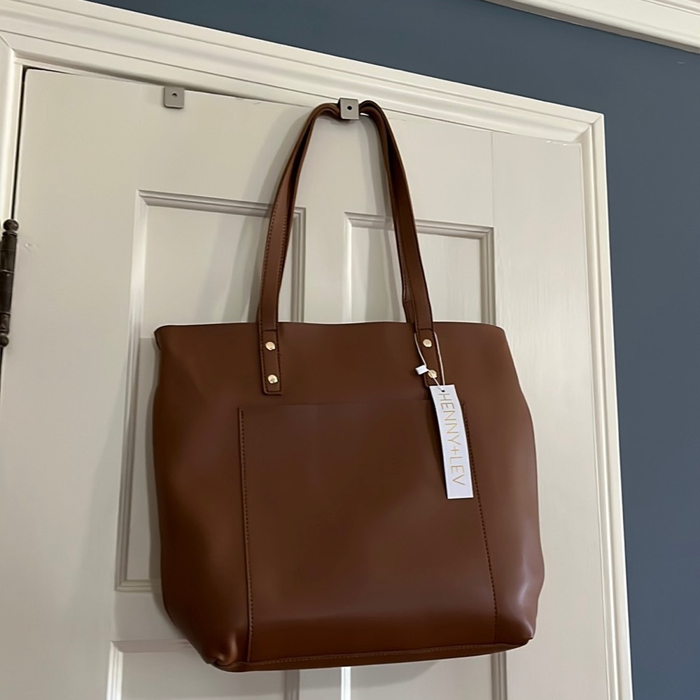 Henny + Lev VEGAN LEATHER 2-IN-1 EVERYDAY TOTE